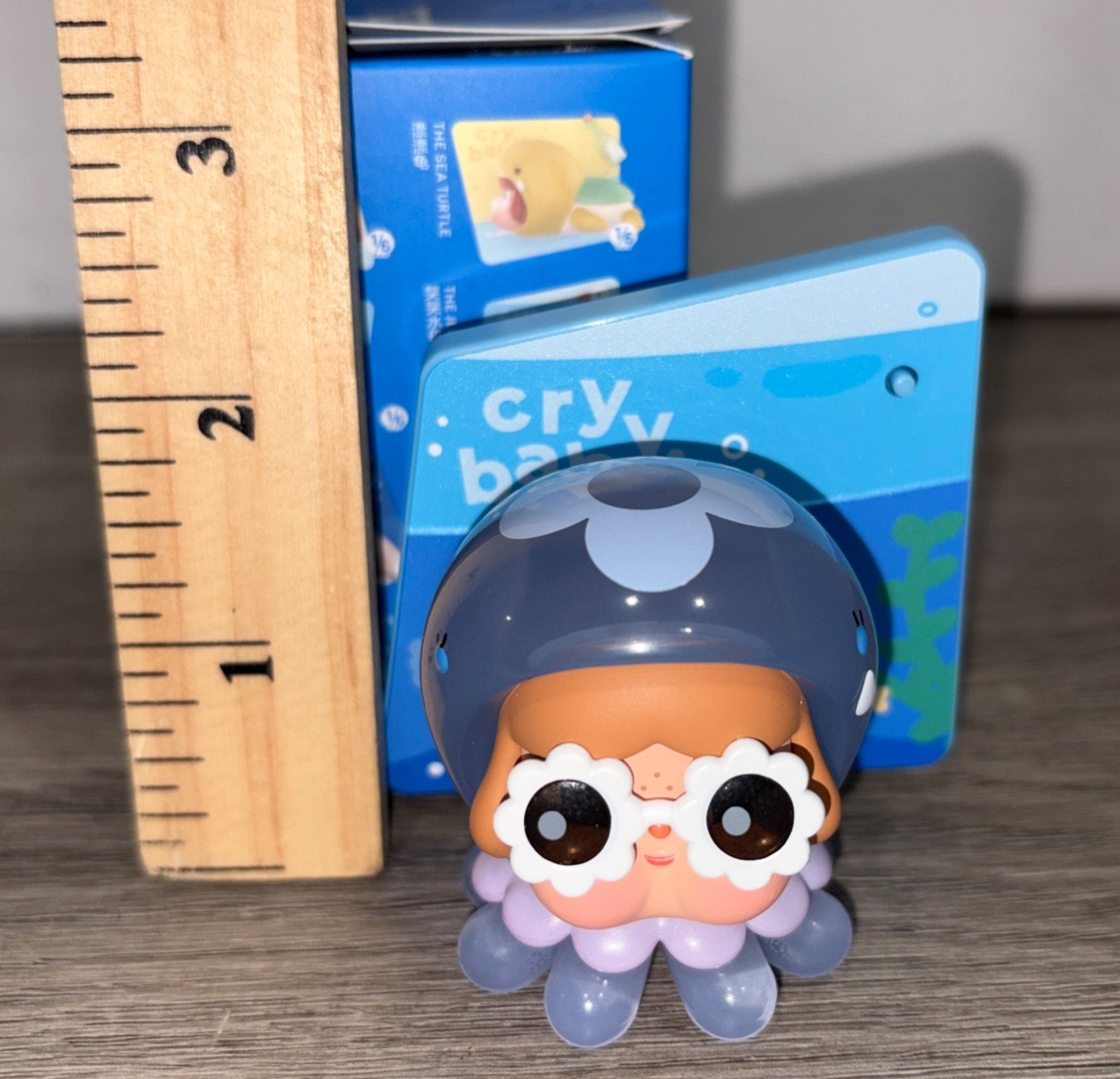 Pop Mart Crybaby Cry Me an Ocean Series Confirmed Fridge Magnet- The Jellyfish