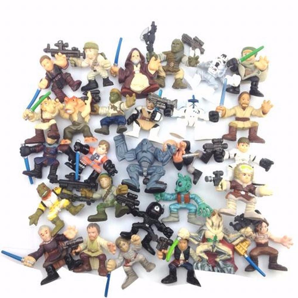 Random 10x Playskool Star Wars Galactic Heroes 2.5in. Action Figure Boy Kid Toy
