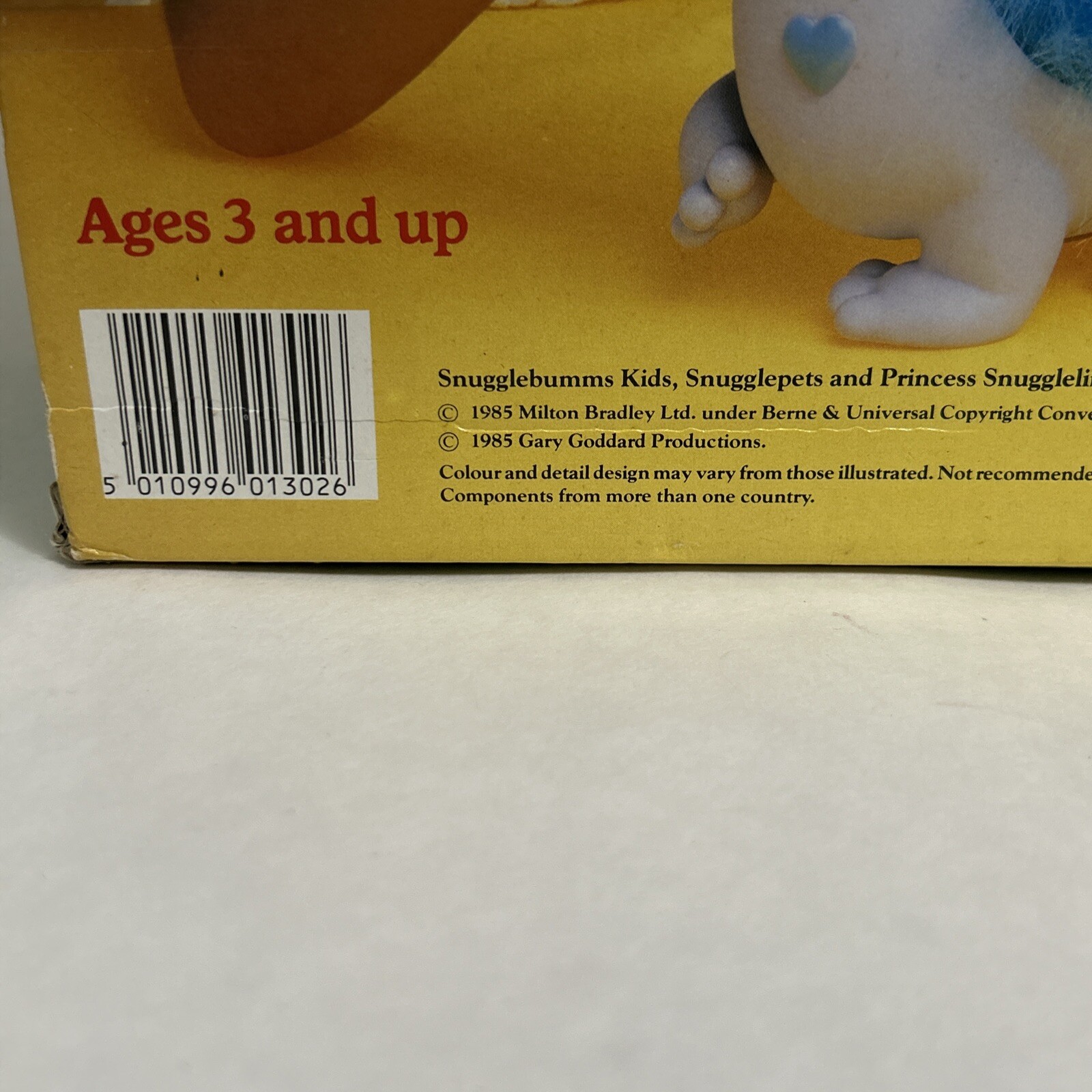 1985 Playskool MB Snugglebumms TUGGLES Figure Vintage Complete In Box Germany