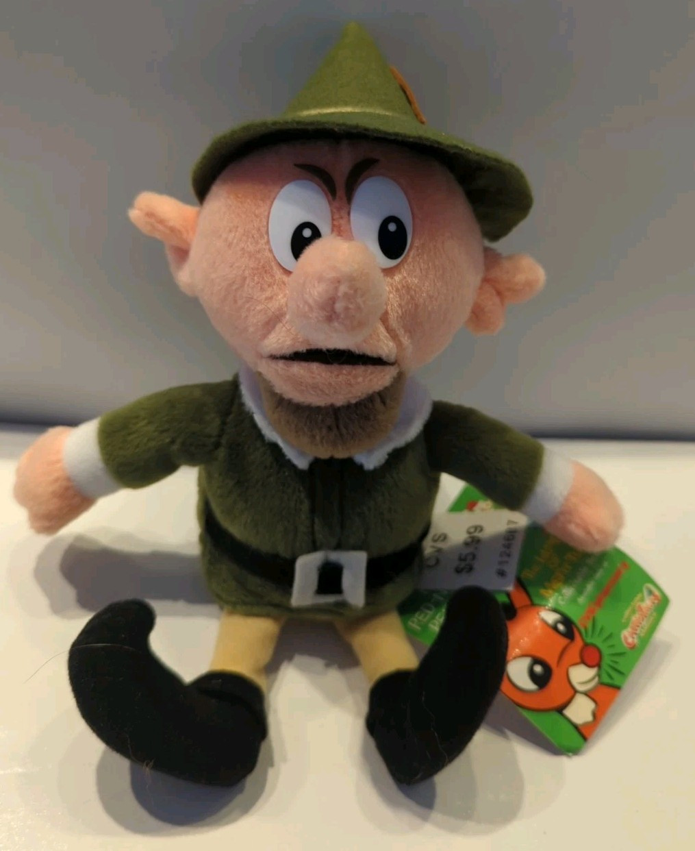 Boss Elf 9&Prime; Plush Rudolph Island Of The Misfit CVS 1999 Stuffins Vintage w/Tags
