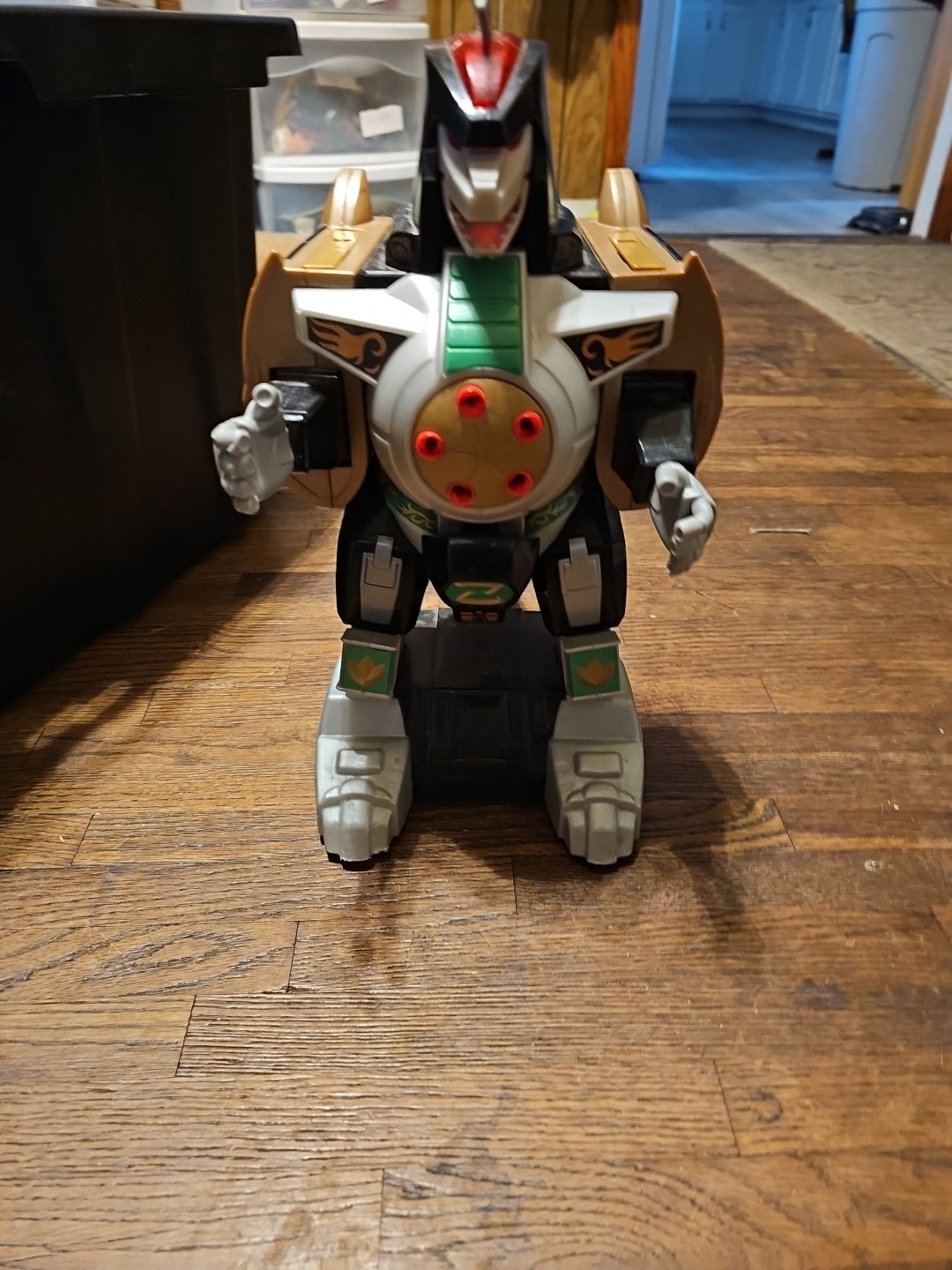Imaginext Power Rangers Mighty Morphin Green Dragonzord NO REMOTE/ UNTESTED