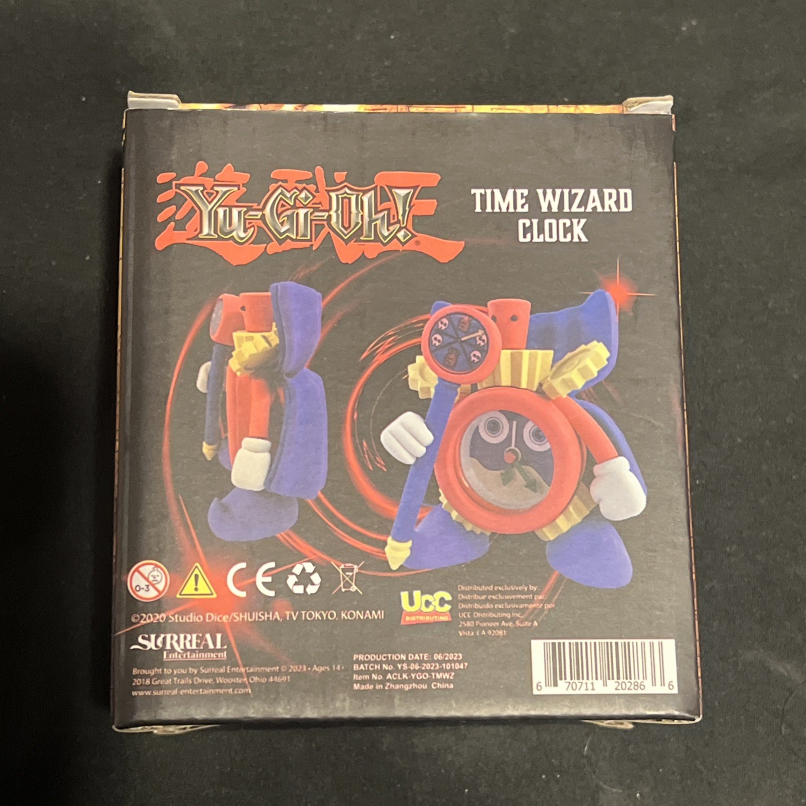 Yu-Gi-Oh! Time Wizard Clock Con Exclusive New In Box Yugioh