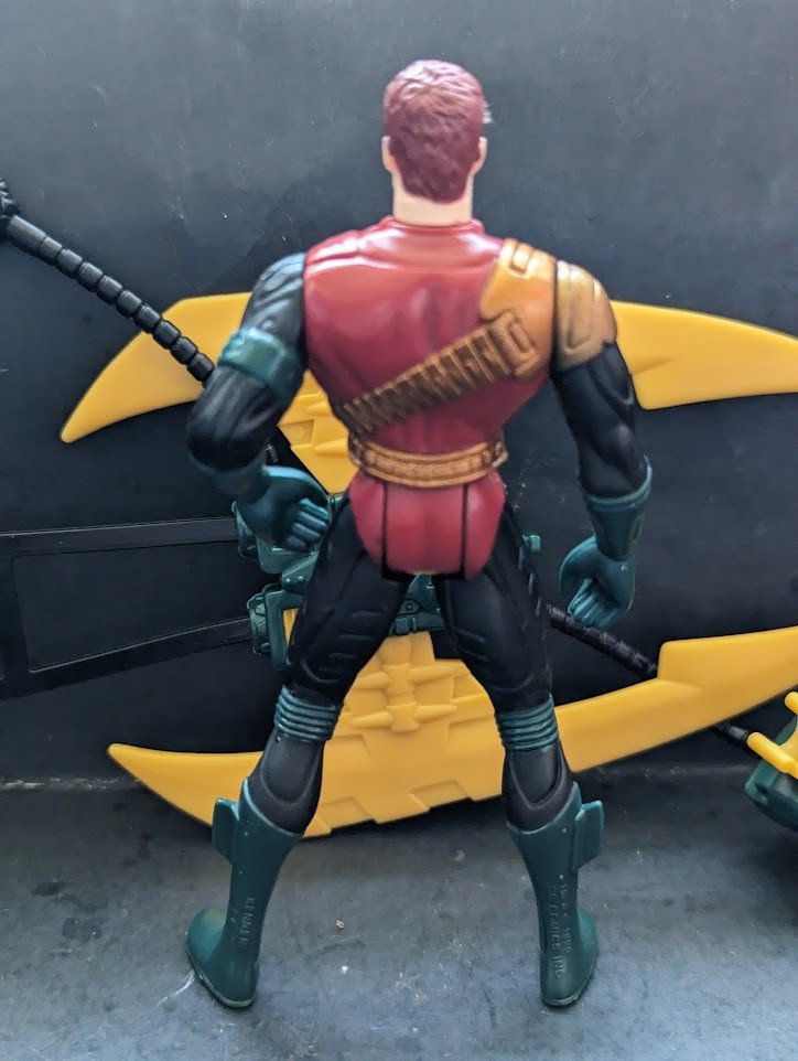Hydro Claw Robin 1995 Kenner Batman Forever Action Figure with accessory 4.75in