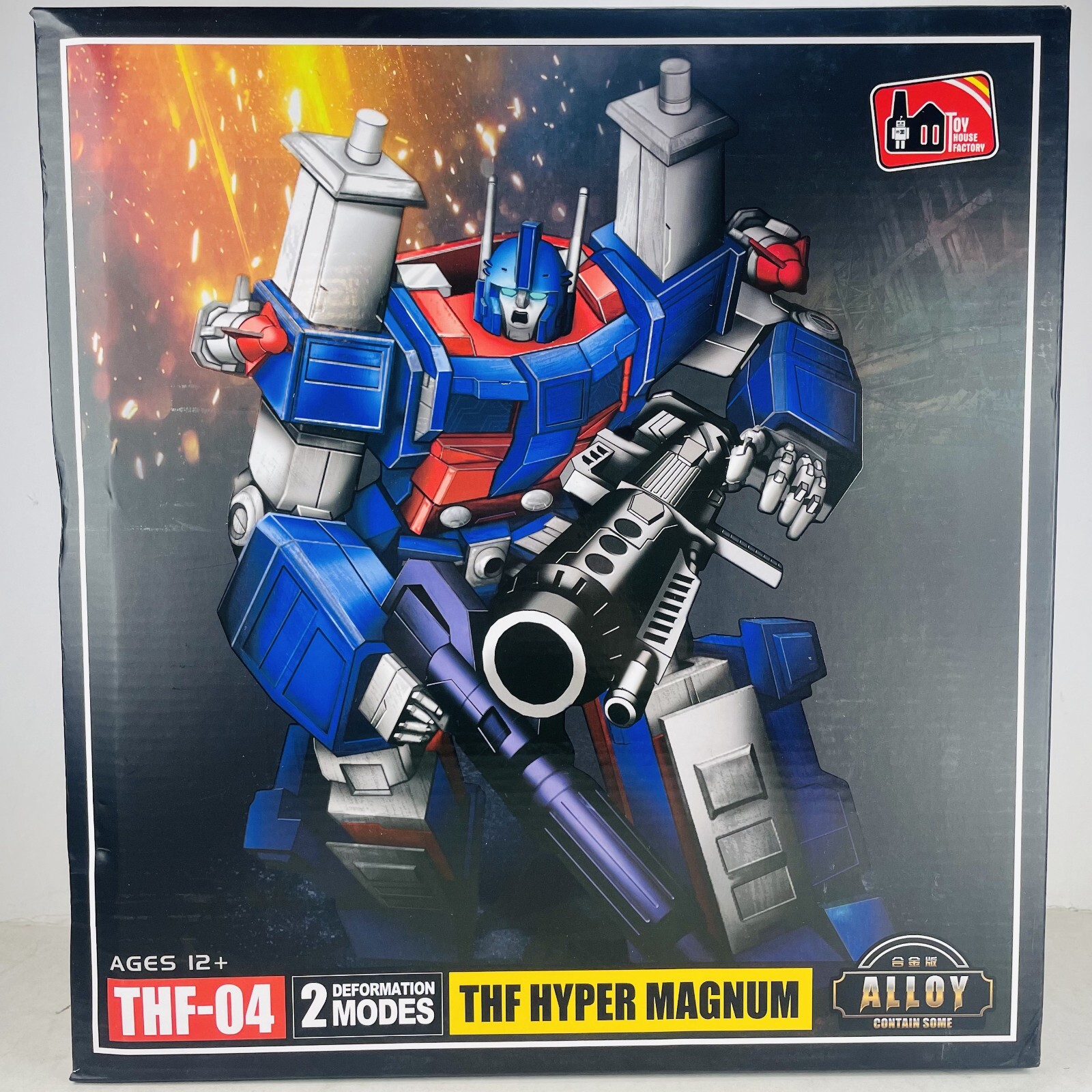Toy House Factory THF-04 Transformers THF Hyper Magnum 12&Prime; Action Figure Toys
