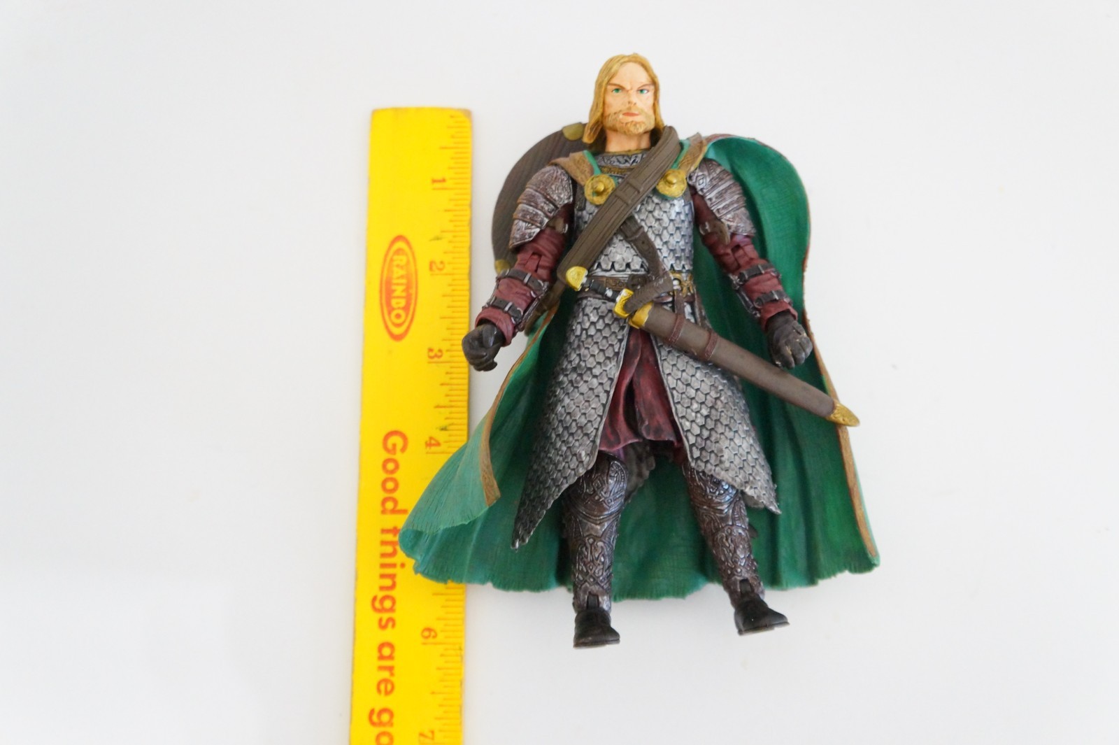 LOTR The Two Towers Gamling in Rohan Armor Vintage Action Figure Toy Biz 2004