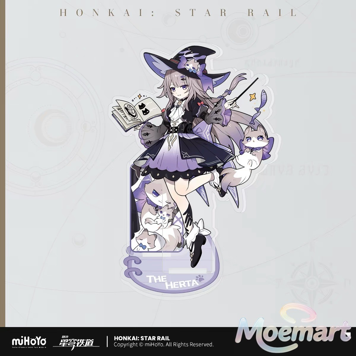 Official miHoYo Honkai: Star Rail Kitty Series The Herta Acrylic Stand Standee