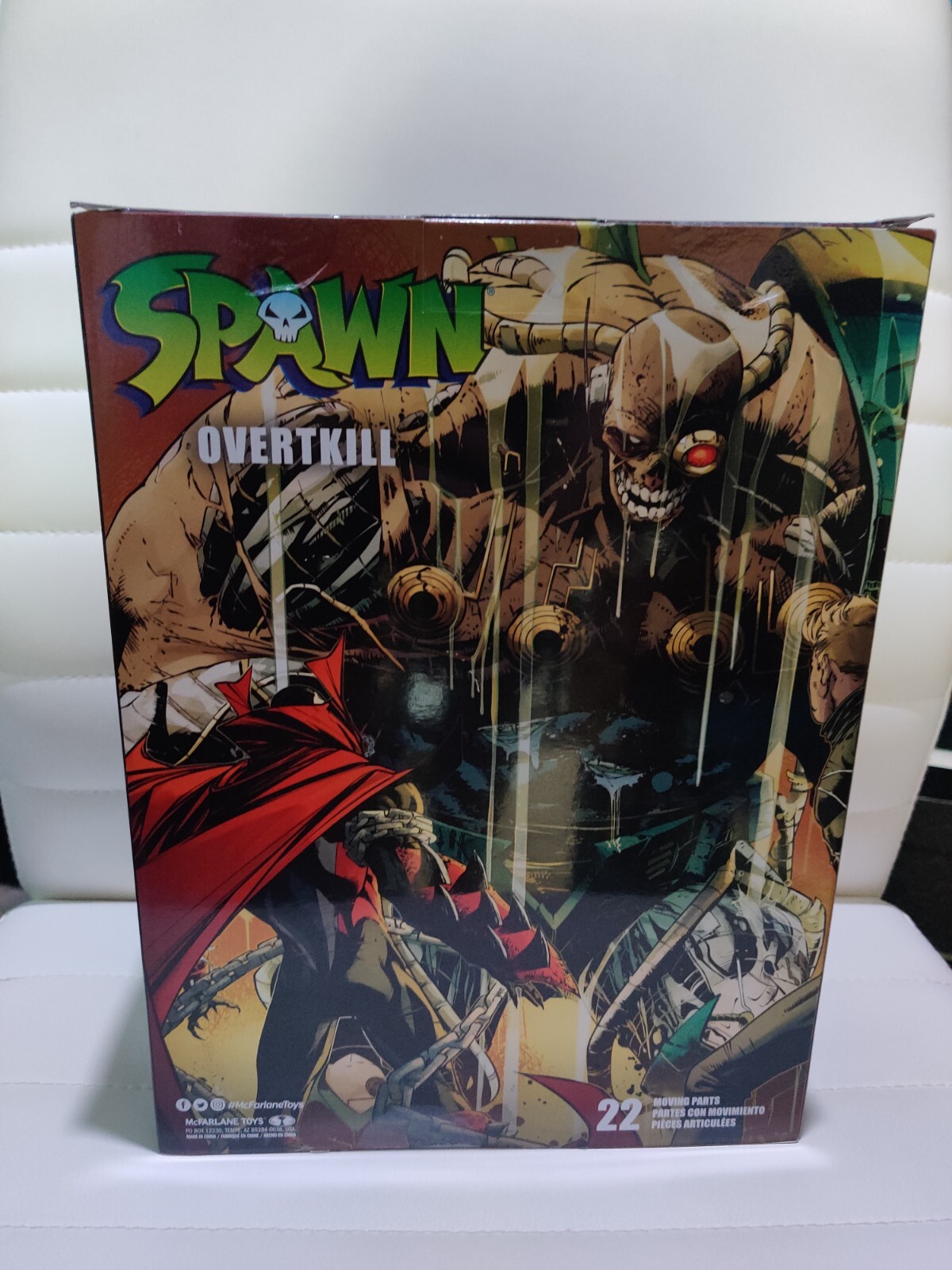 SPAWN MEGAFIG « OVERTKILL » Figure MCFARLANE TOYS 10&Prime; Wave 3 NEW SEALED