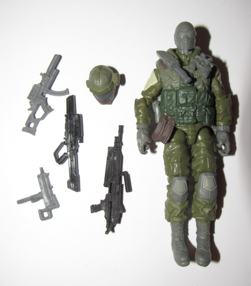 GI Joe 3.75 figure Steel Brigade Delta Driver 2011 incomplete excellent