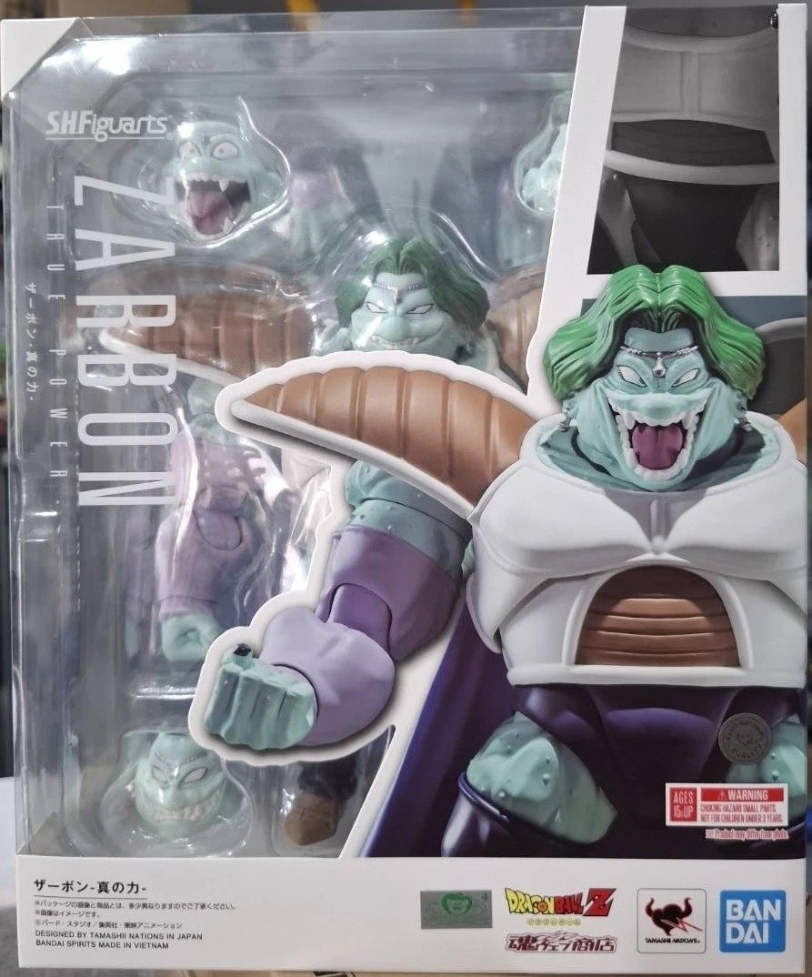 BANDAI S.H FIGUARTS DRAGON BALL Z ZARBON -TRUE POWER- 160mm ACTION FIGURE