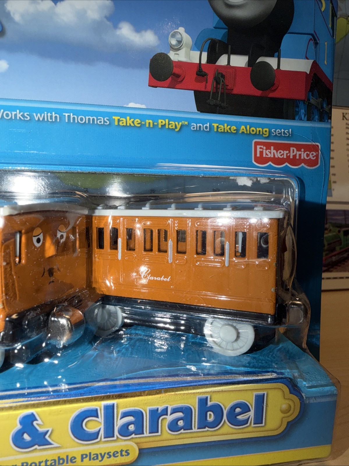 ANNIE CLARABEL ! THOMAS FRIENDS TRAIN TAKE Along n play Diecast Opened Box 2009