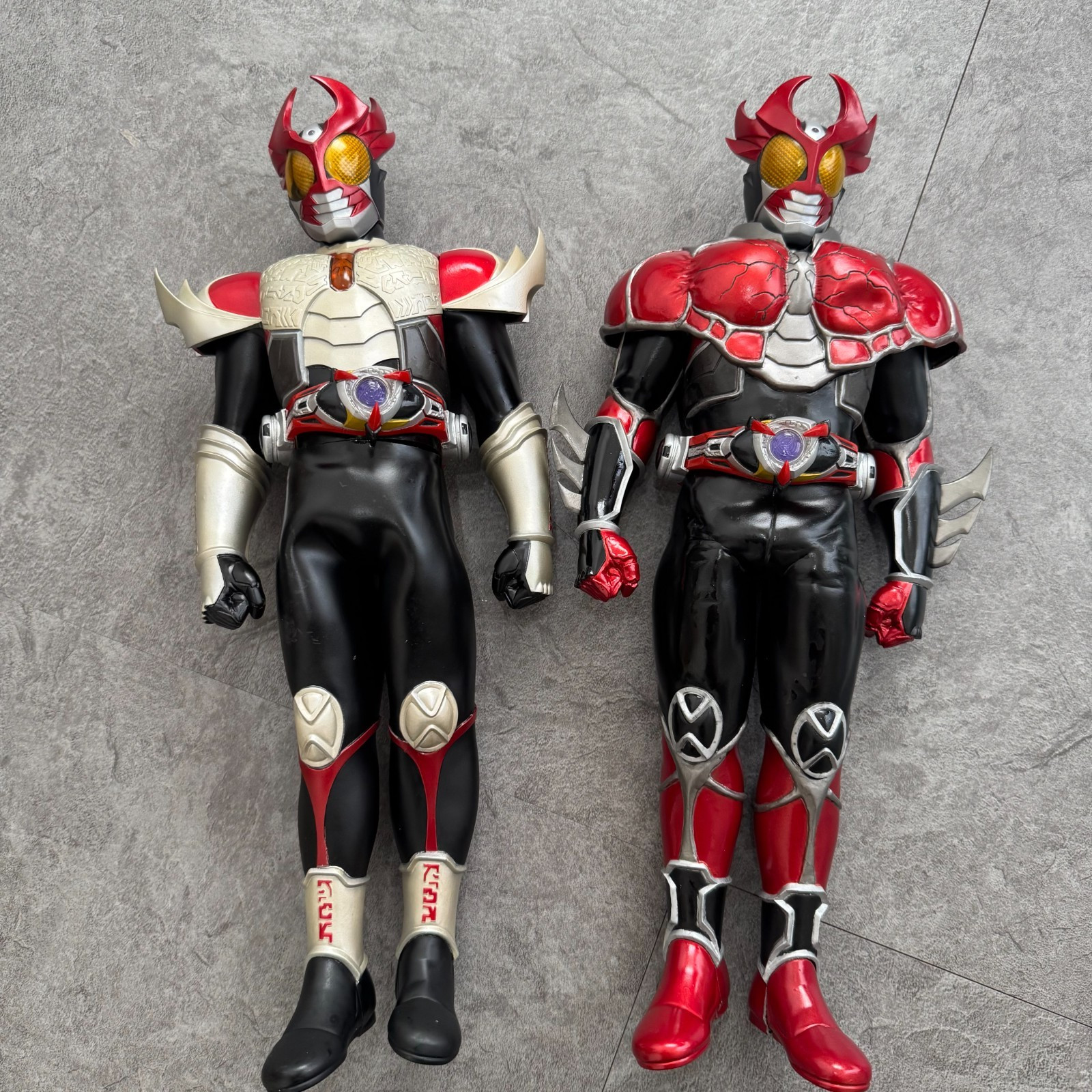 Kamen Rider Agito LARGE Size Figure 15&Prime;+ 2002 Soft Vinyl Sofubi Lot 2 Set Japan