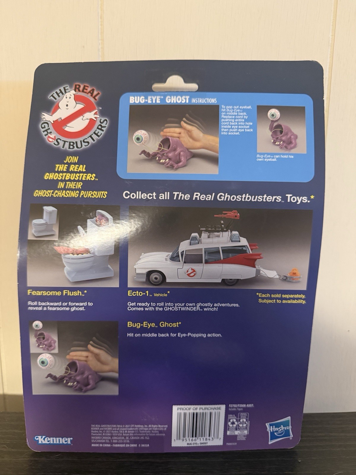 2021 Hasbro Kenner The Real Ghostbusters Bug-Eye Ghost Retro Figure NEW