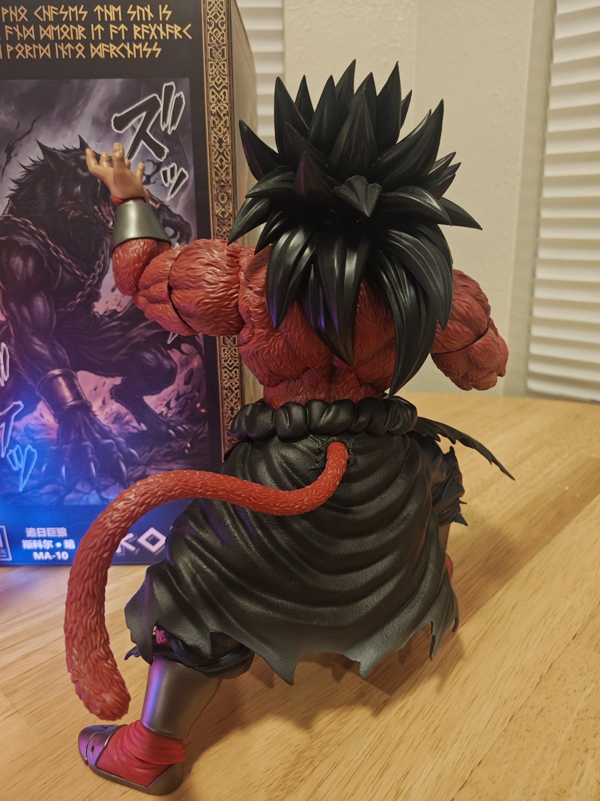 MYTHOS ANIME MA10L 1/12 (US SELLER) Norse God Skoll SS Broly Dark Face Ver.