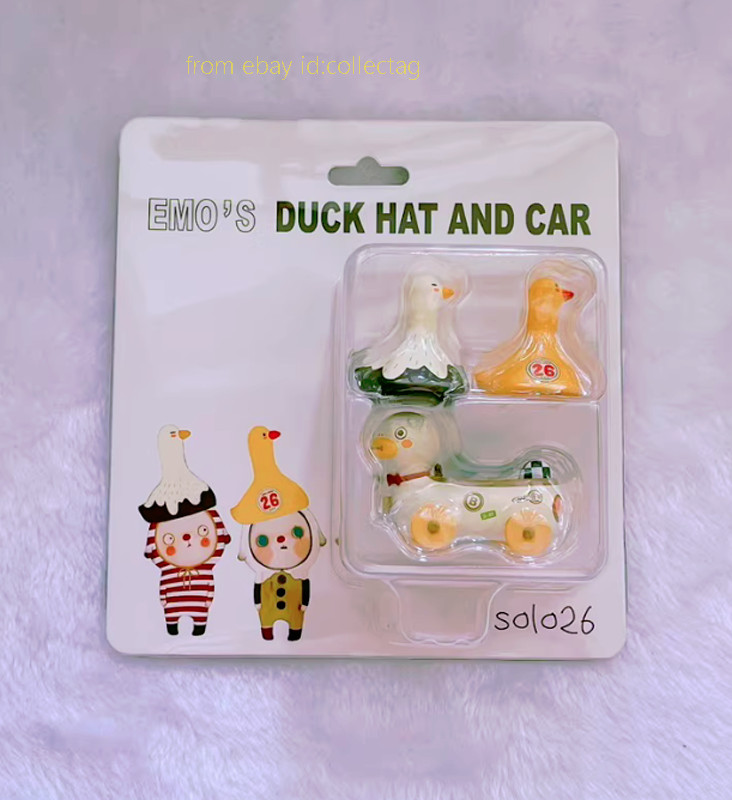 Sooya Studio Emo´s Duck Car & Hats Elevator Action Figure Sealed