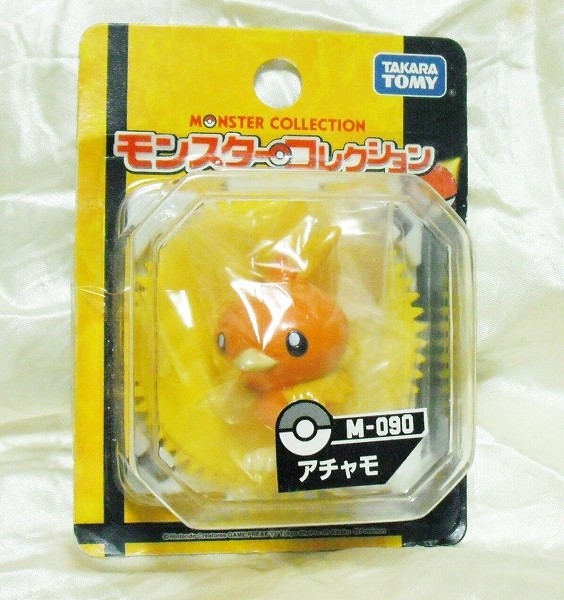 Moncolle M-090 Torchic with pedestal Pokemon TOMY Figure F/S FEDEX