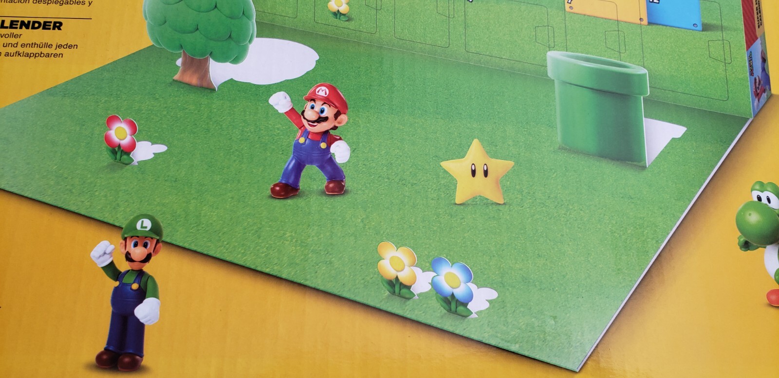 Nintendo Super Mario Pop-Up Environment 24 Pieces Advent Calendar Christmas NIB