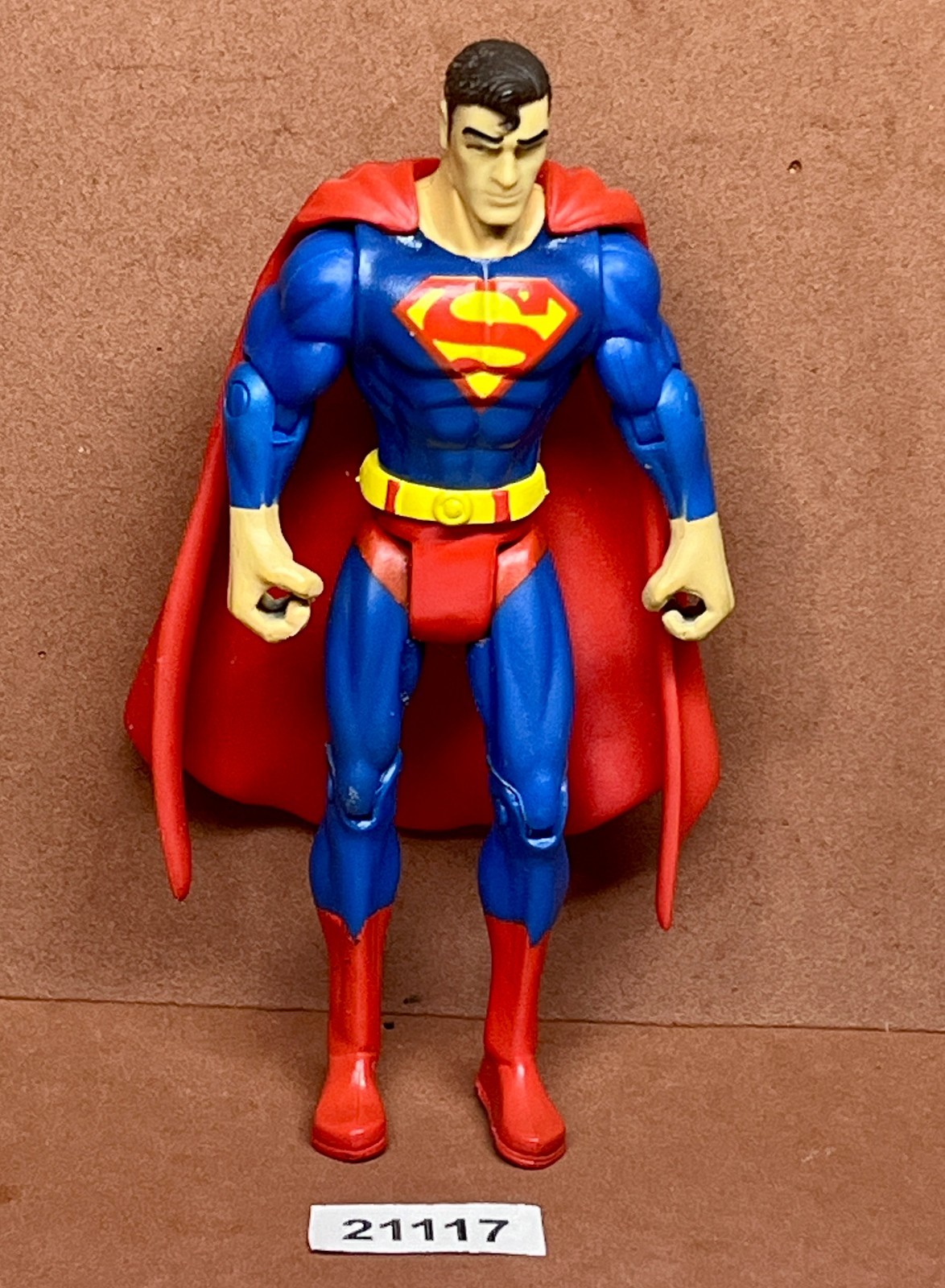 Superman With Cape 4” Adjustable Action Figure