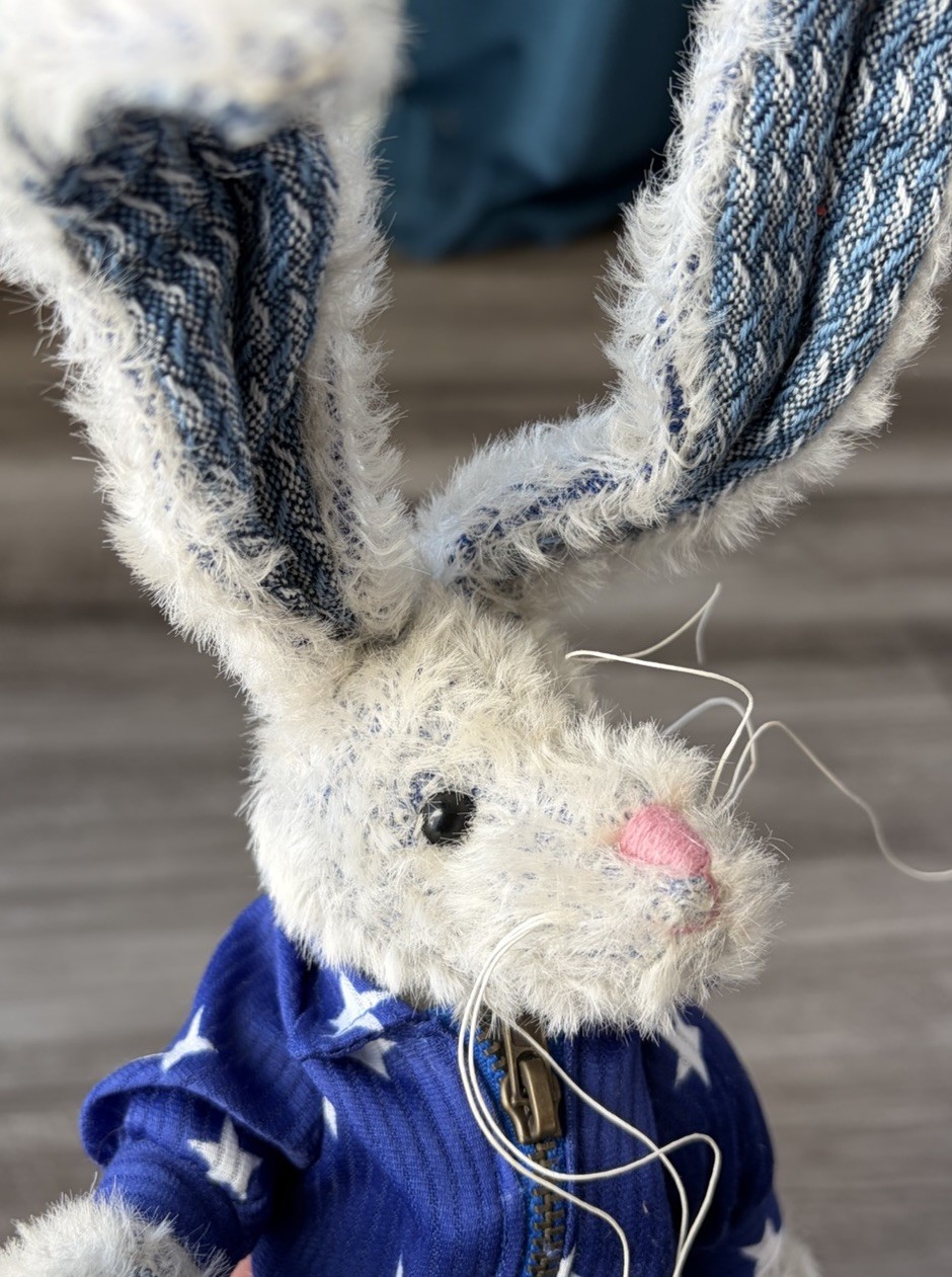 TY Attic Treasure WASHINGTON The Bunny Plush Easter America Decor 13”