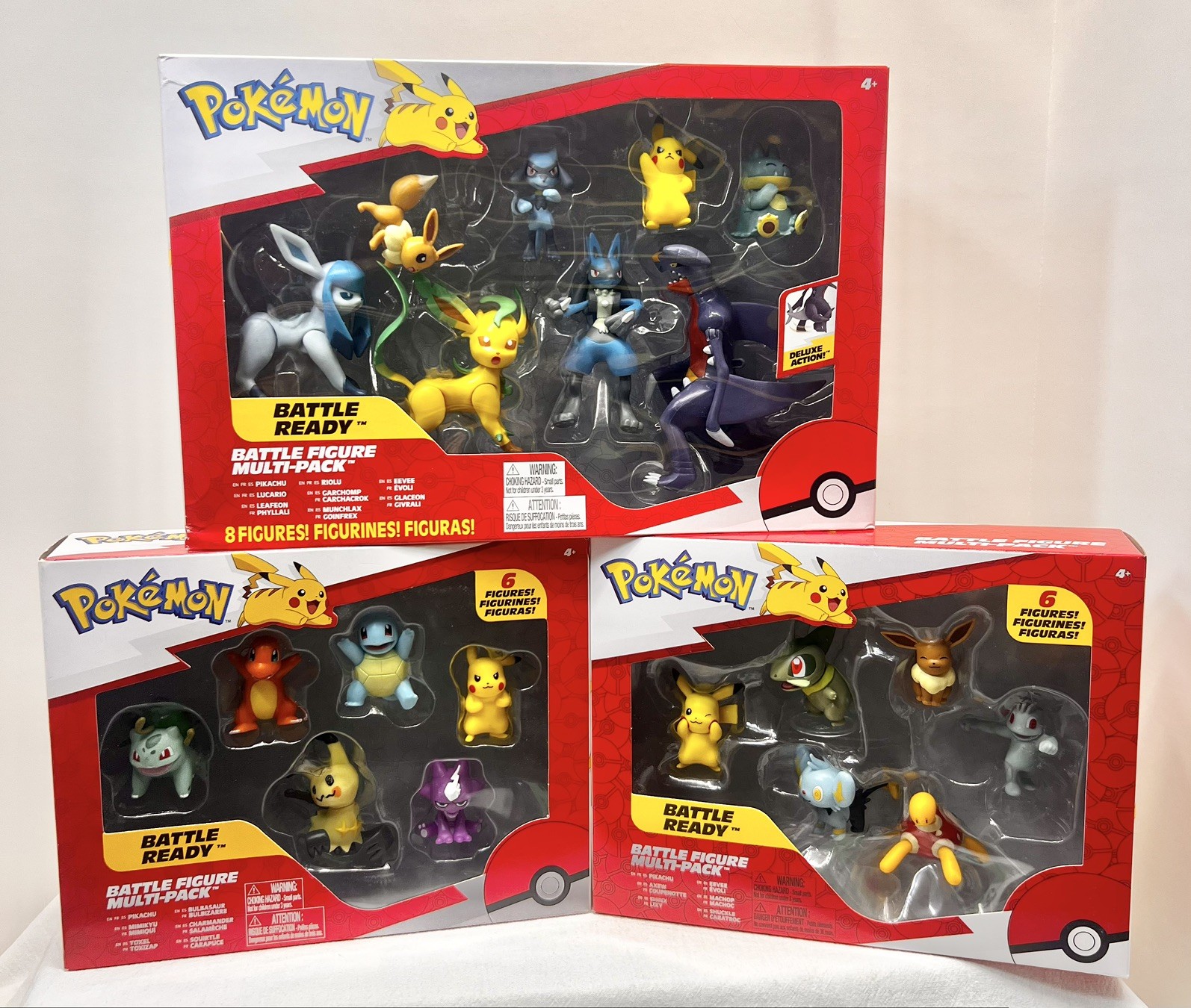 Jazwares Multicolor Pokemon Battle Ready Multipack 20 Action Figure New