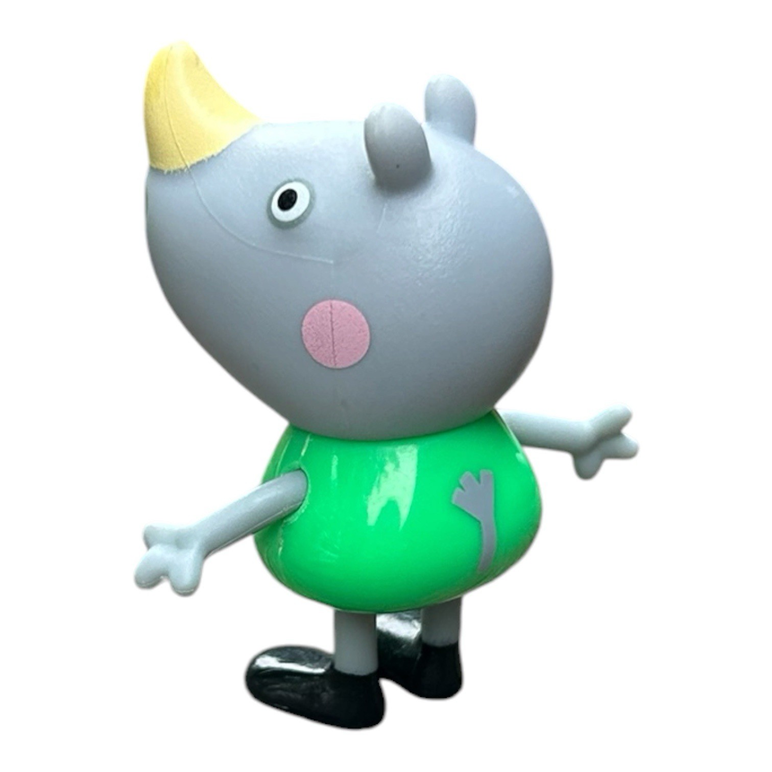 Peppa Pig Ronald Rhinoceros/ Rohan Rhino Figure Peppa’s Cruise Ship 2023 Rare