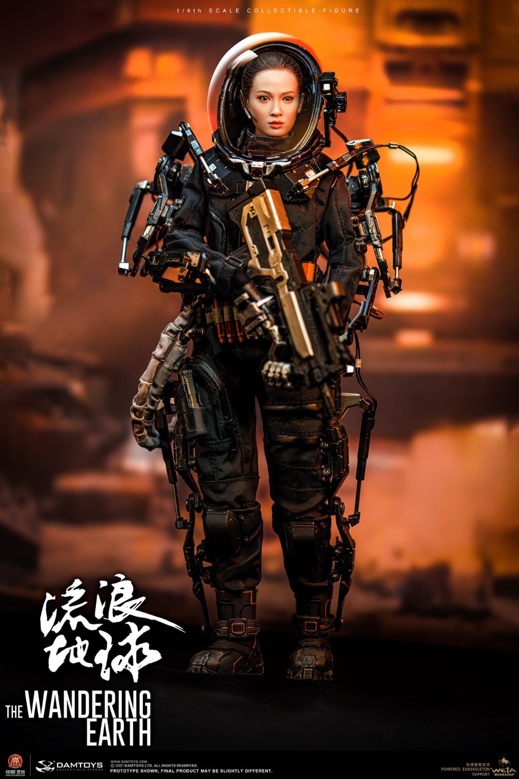 DAMToys Dam 1/6 Scale 12&Prime; The Wandering Earth CN171-11 rescue unit Zhou Qian