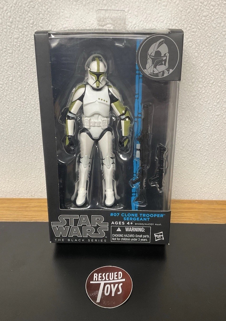 Star Wars Black Series Clone Trooper #07 Sergeant 2014 6&Prime; Action Figure Hasbro