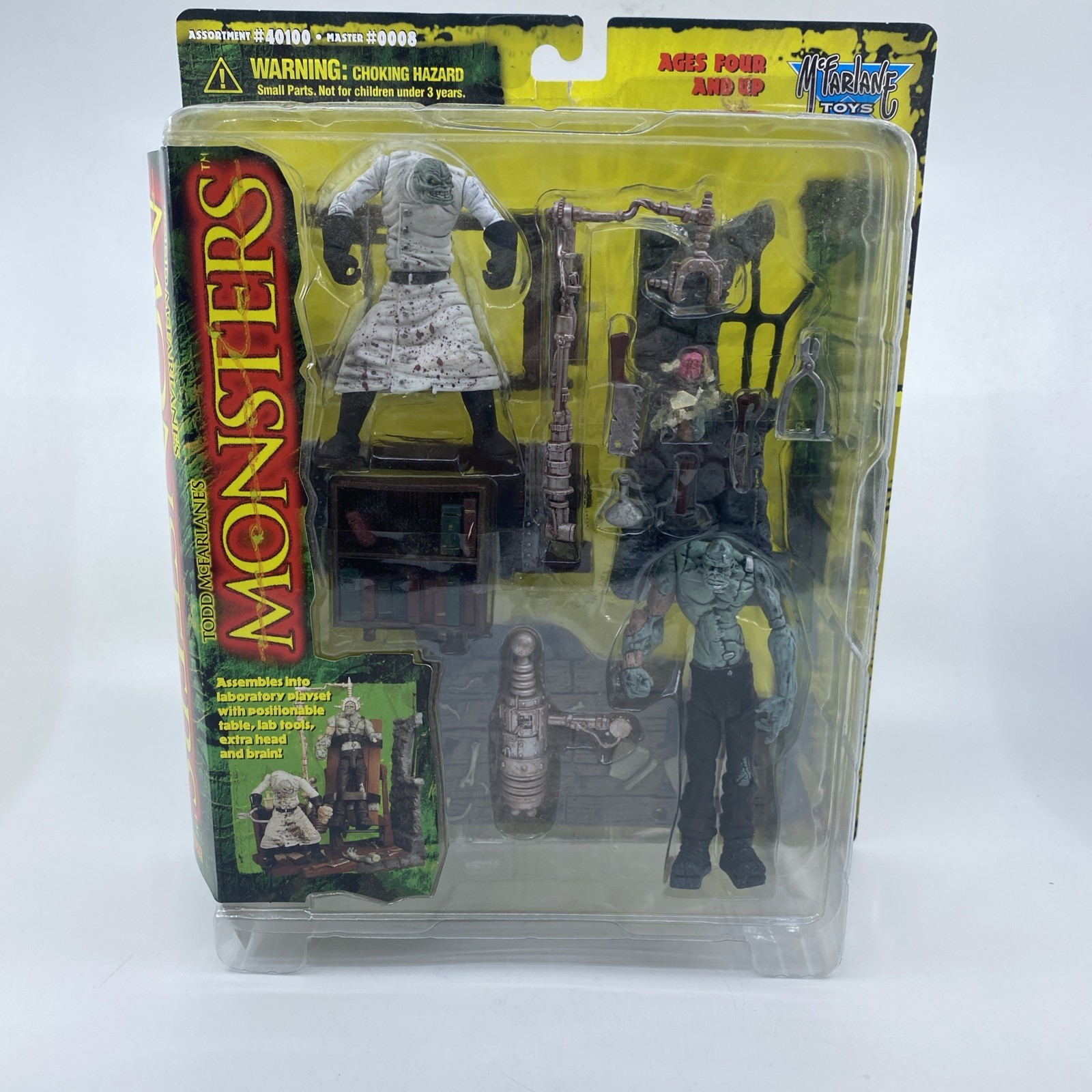 McFarlane Toys Monsters Series 1 Frankenstein Playset Action Figure New In Box