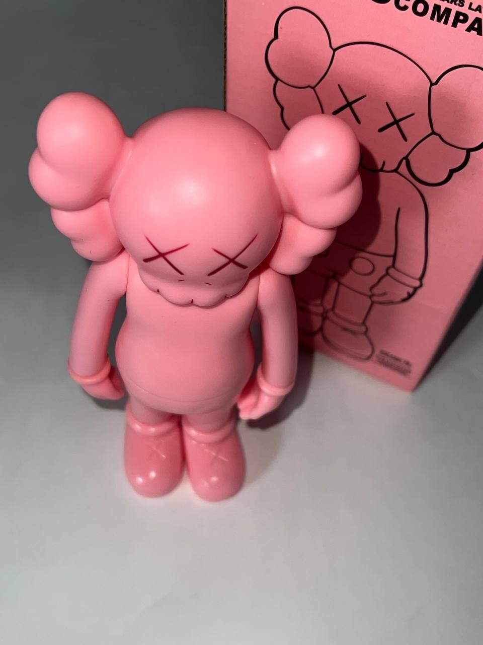 KAWS Doll 8 inch Five Years Later Companion Medicom Figure Pink NIB