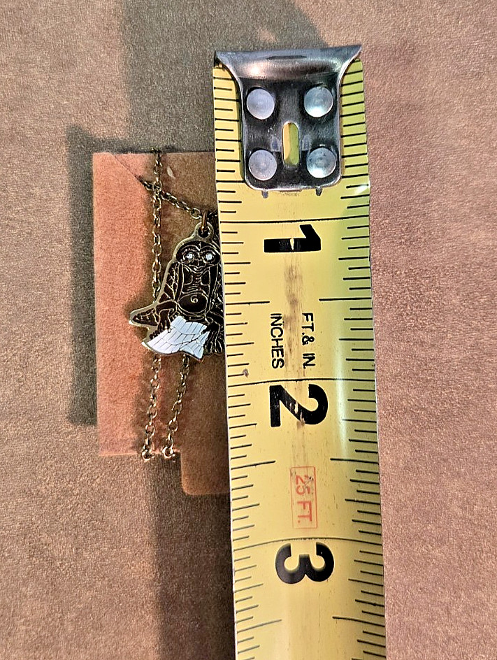 Vintage 1982 Enamel E.T. ET The Extra-Terrestrial Necklace Brown