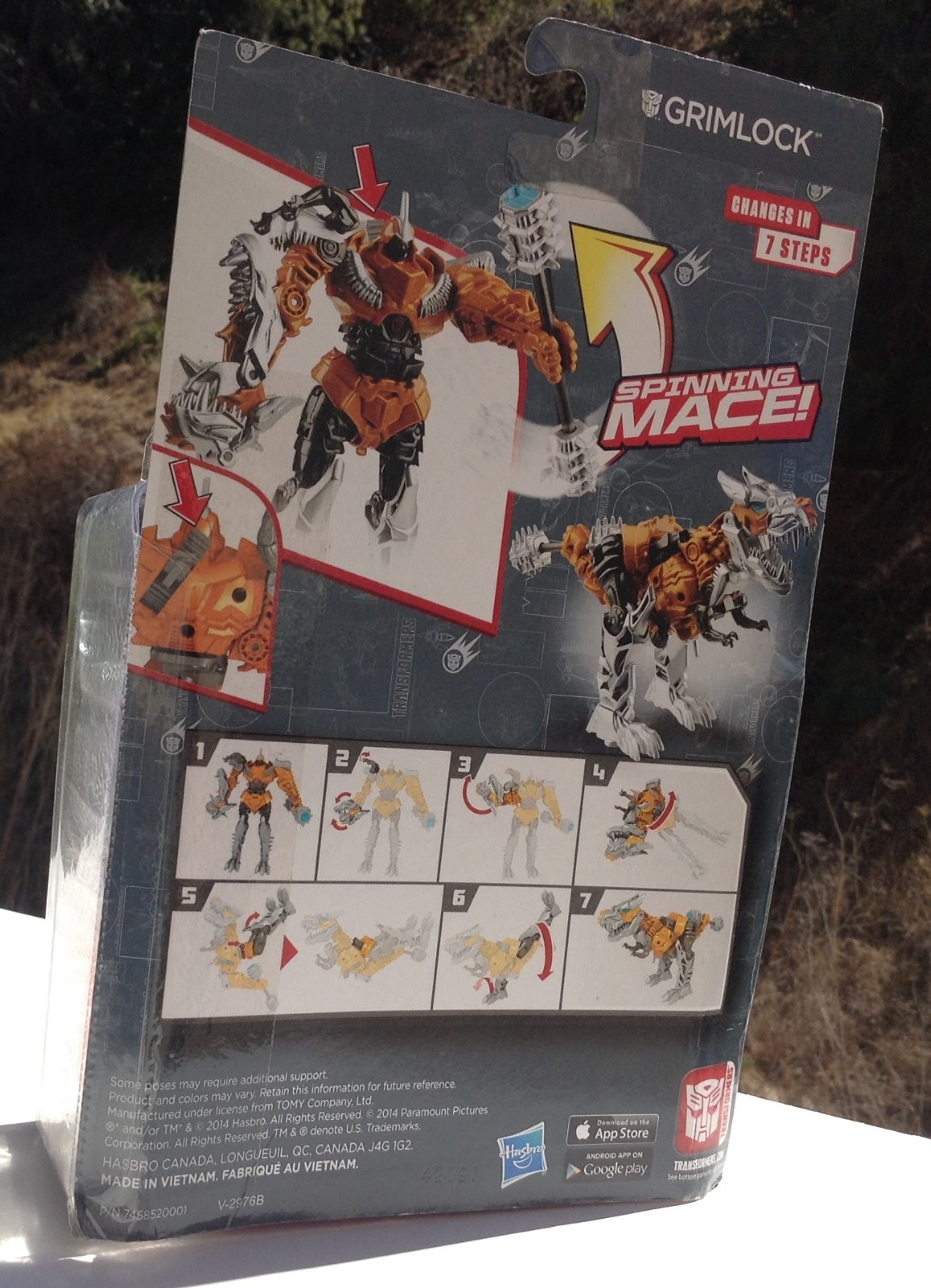 TRANSFORMERS AGE OF EXTINCTION DINOBOT LEADER GRIMLOCK DELUXE CLASSNEW MOSC 2014
