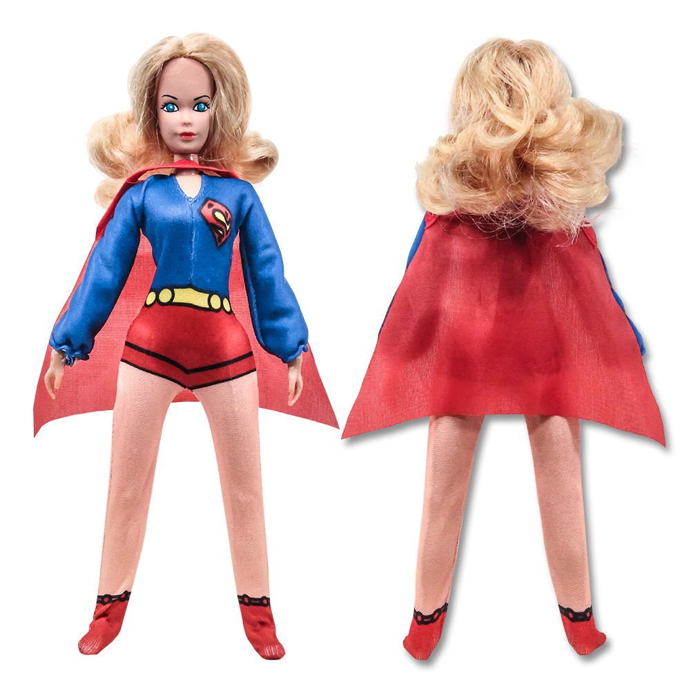 DC Comics 8 Inch Action Figures With Retro Cards: Supergirl [Cloth Print]