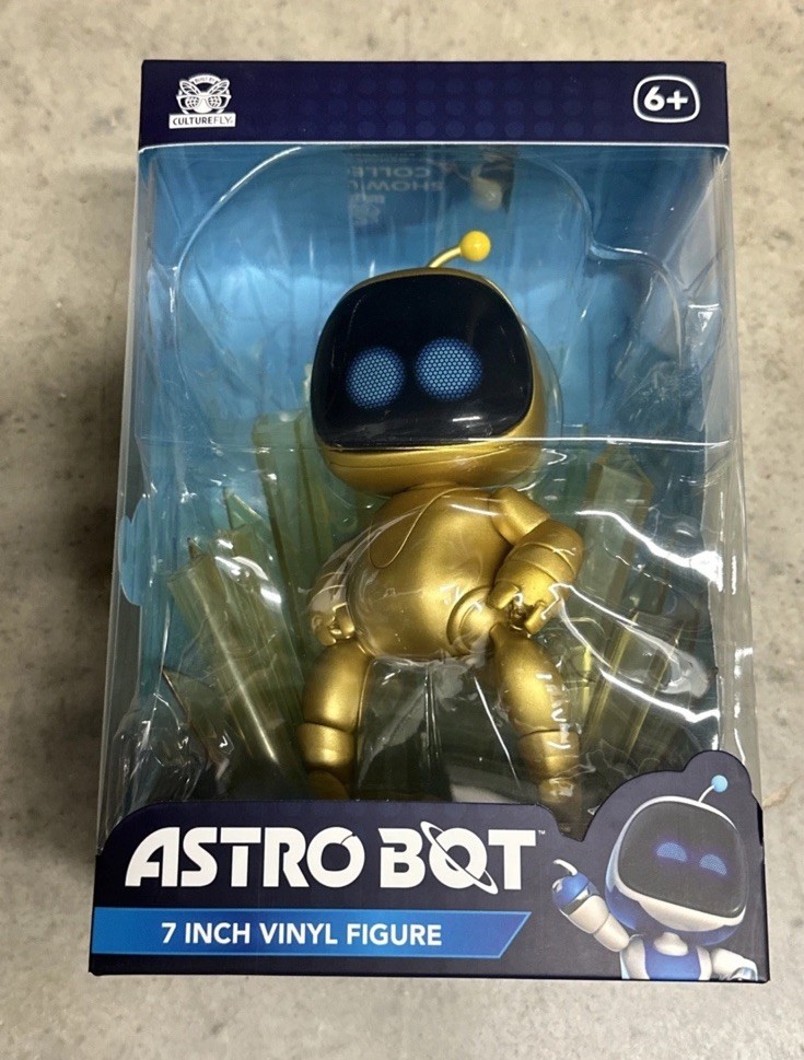 Astro Bot Gold Vinyl Figure 7-Inch by CultureFly – Limited Edition – New Sealed