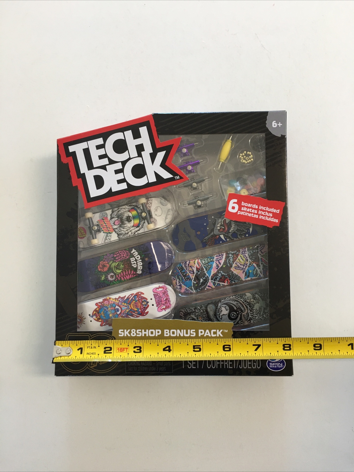 Tech Deck SK8SHOP Bonus 6 Pack SANTA CRUZ Skateboard 50 Years Fingerboards NEW