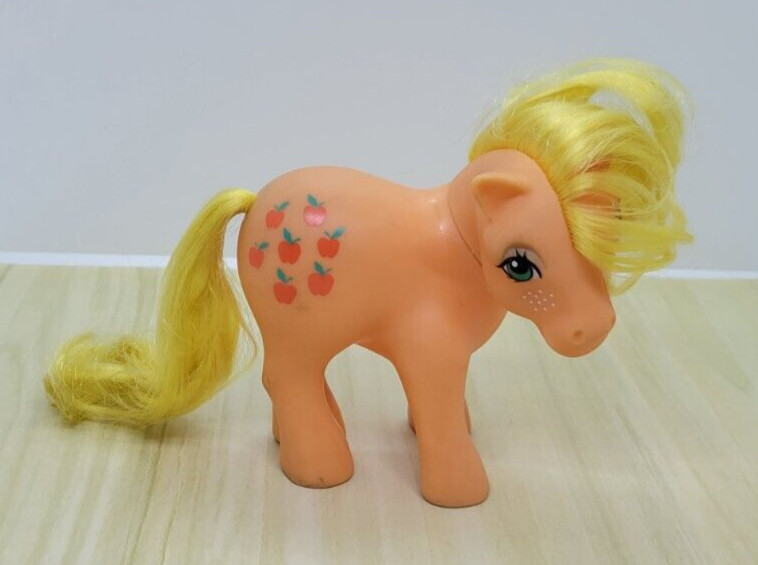 My Little Pony Applejack G1 Year 2 1983 Earth Pony Orange Red Apples Short Hair