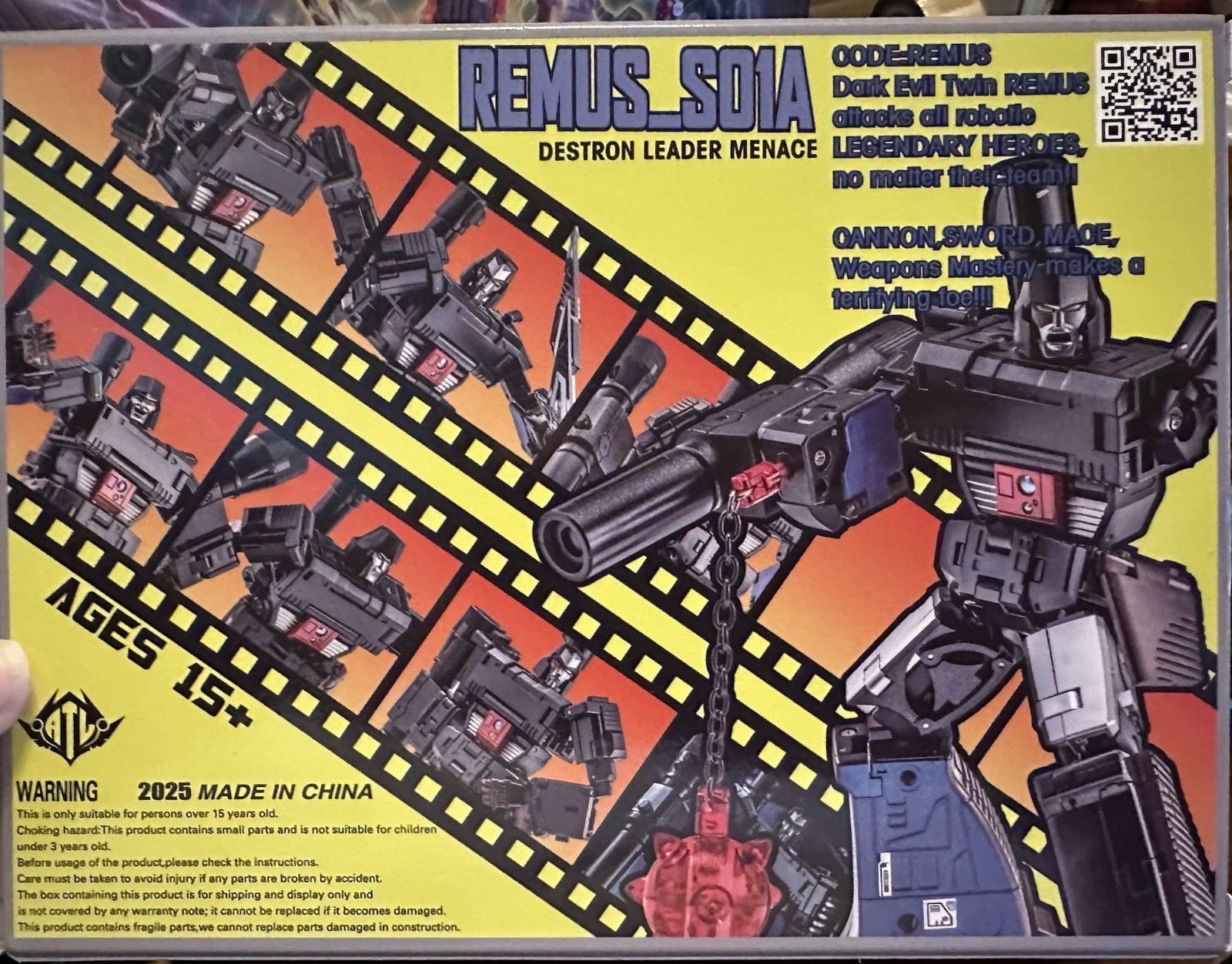 NewAge S-01A Romulus Megatron Transforming Figure Black Version – US Seller