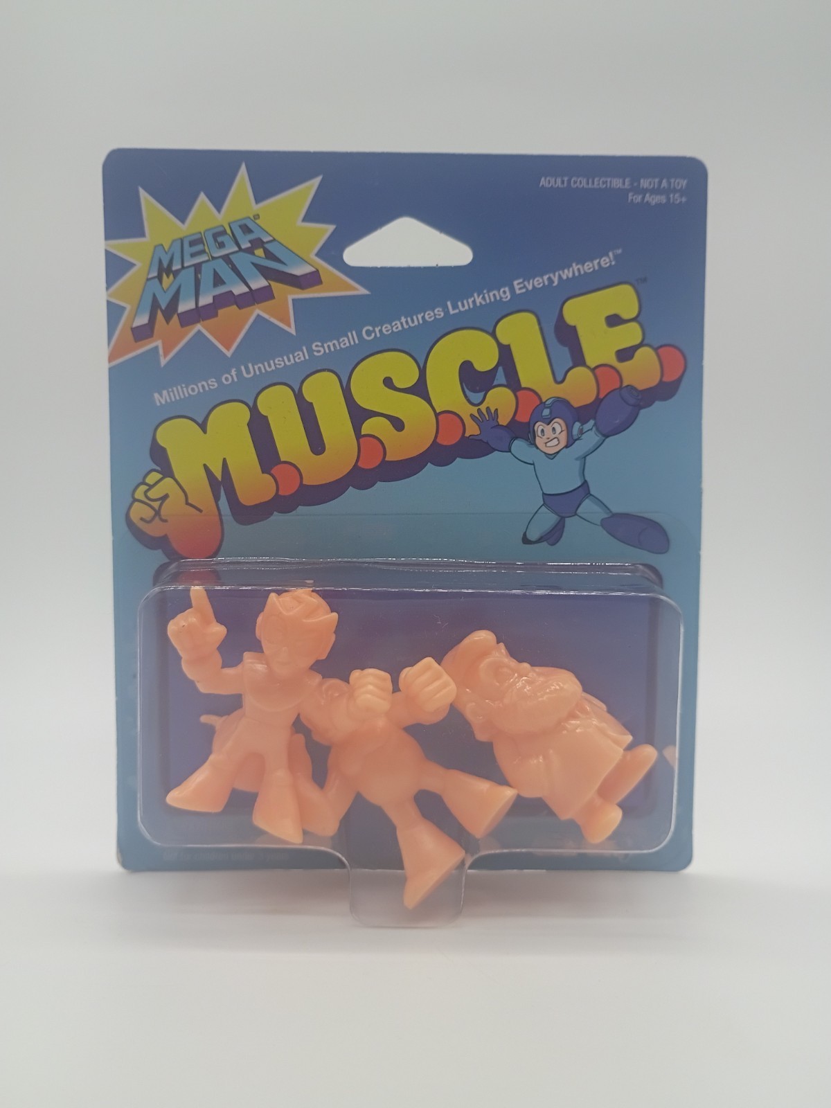 MUSCLE MEGA MAN Super7 10 3 Pack Unpunched M.U.S.C.L.E.