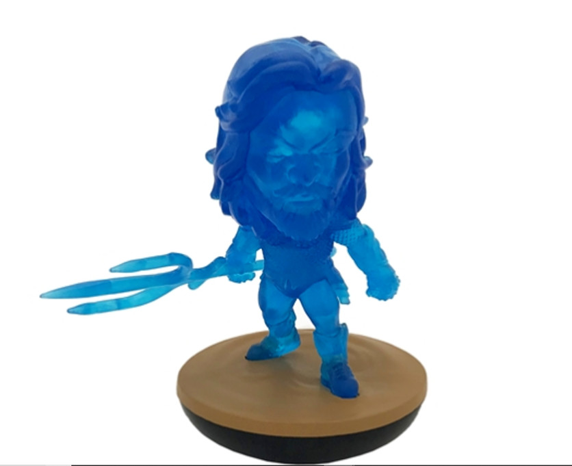 2019 San Diego Comic Con Exclusive Transparent Blue Aqua Man 3.5&Prime; Figure