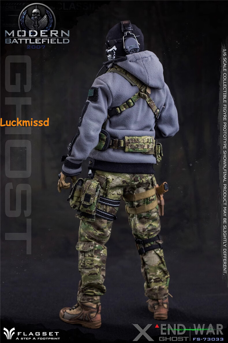 1/6 FLAGSET FS73033 END WAR GHOST « X » Tom Clancy&rsquo;s Endwar Action Figure Model
