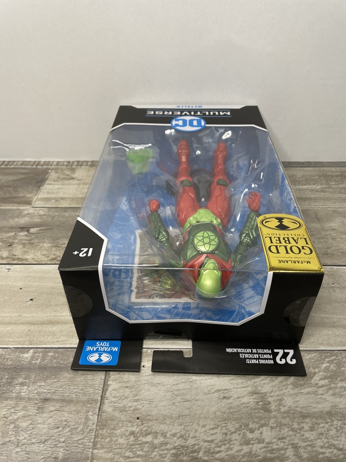 McFarlane DC Multiverse Gold Label Metallo 7” Figure New Sealed Superman Villain