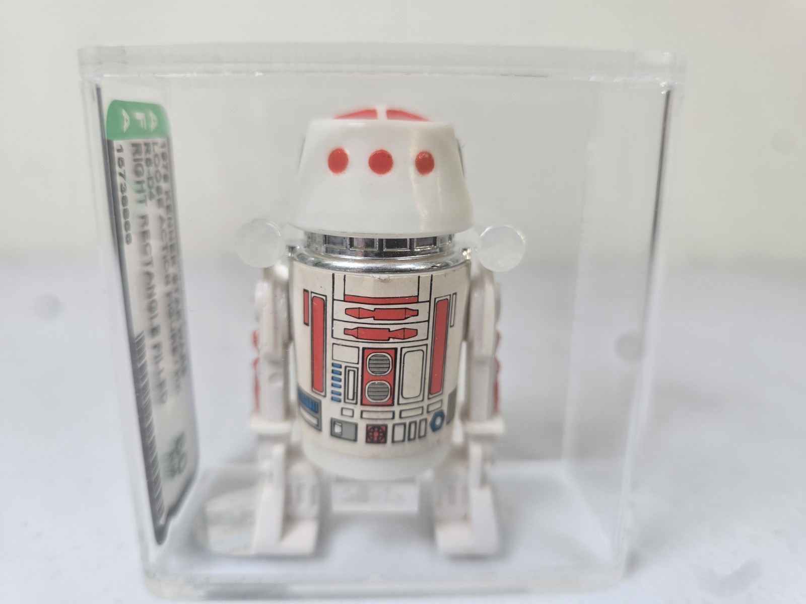 Authentic Star Wars 1978 Kenner R5-D4 – RED BAR AFA 80 NEAR MINT Hong Kong