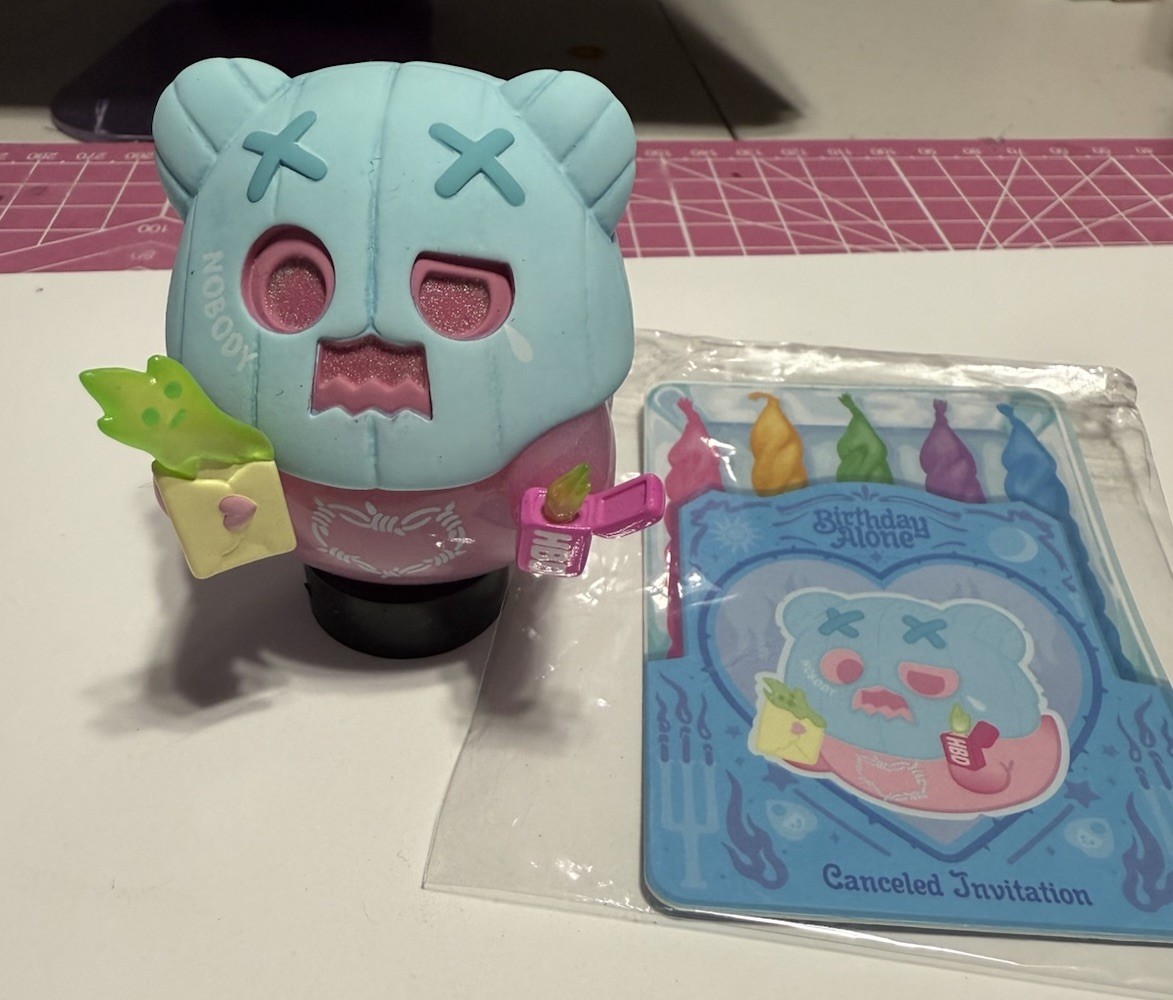 F.UN Shinwoo Birthday Alone Blind Box Figure Canceled Invitation