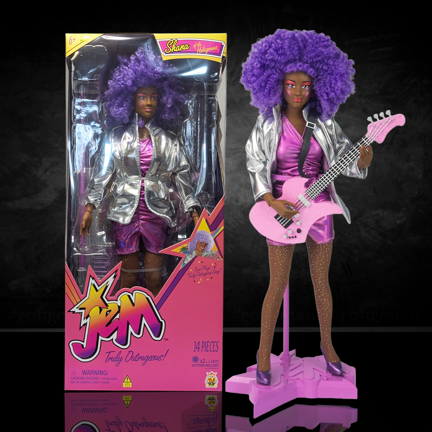 Jem and the Holograms « Shana » 12-Inch Fashion Doll Loyal Subjects 2025