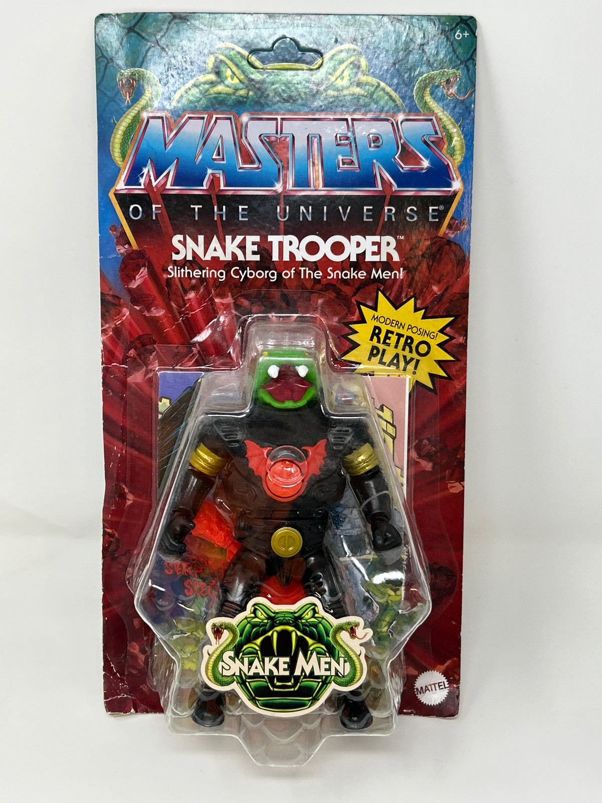 Masters of the Universe Origins Toy, Rise of Snake Men Snake Trooper, Articulate