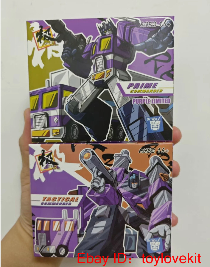 Dr.Wu DW-E23P Tactical Commander & DW-E04P Purple Commander in stock set 6cm