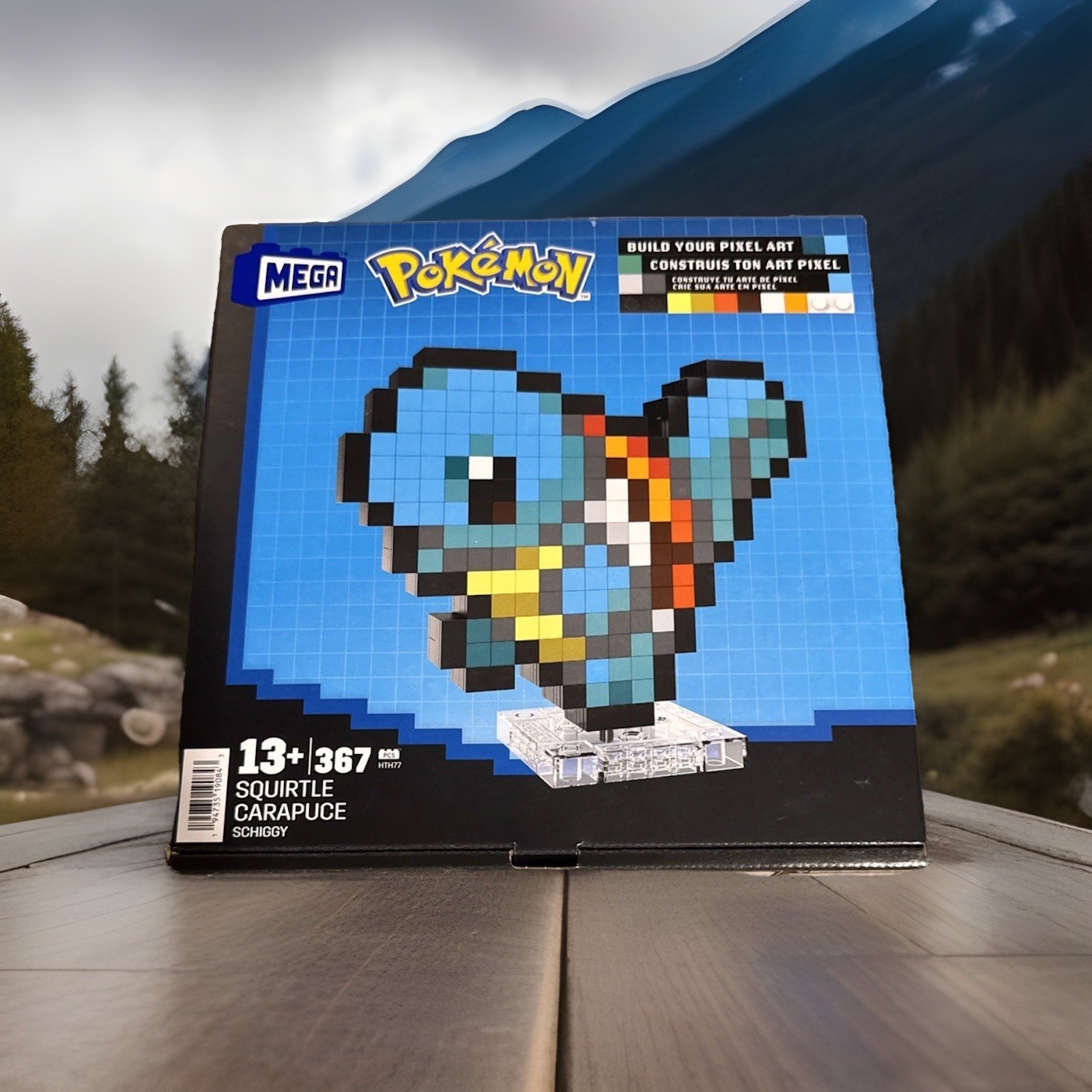 Mega Bloks Pokemon Pixel Art Bundle: Mew, Bulbasaur, Squirtle, Charmander
