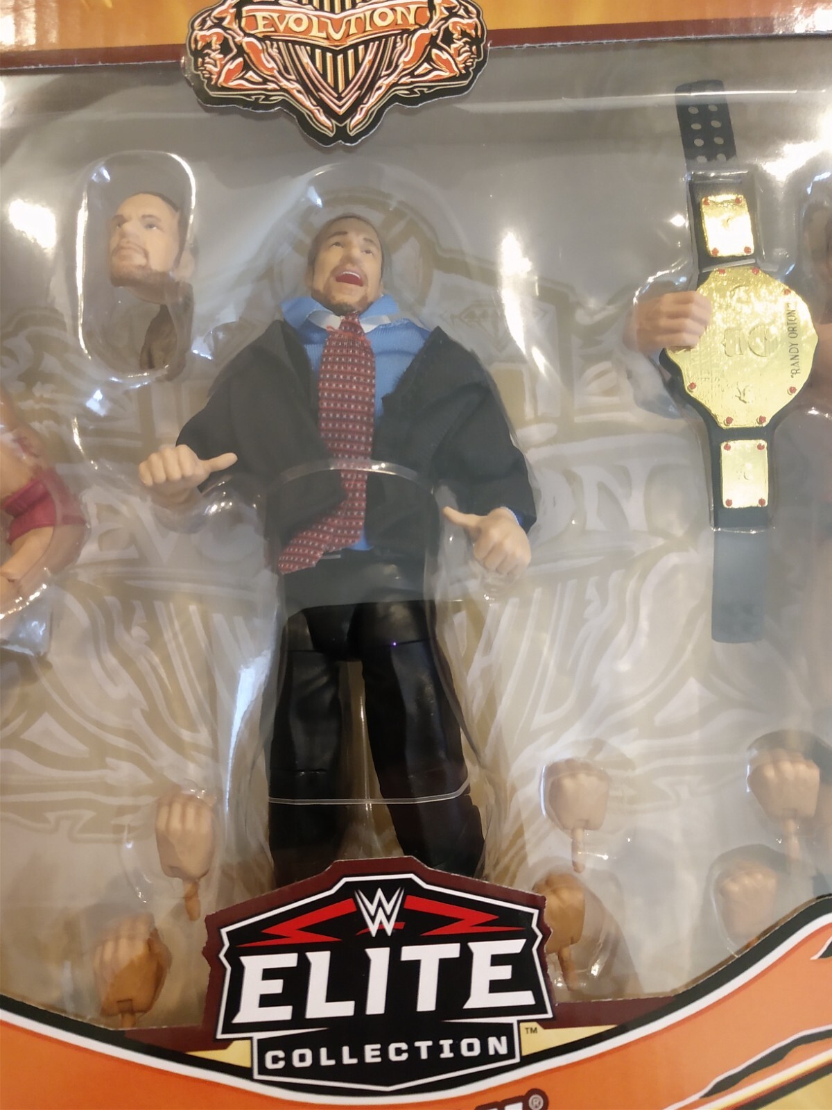Mattel WWE Elite Evolution Figure Set 3 Pack Triple H Randy Orton Batista NEW