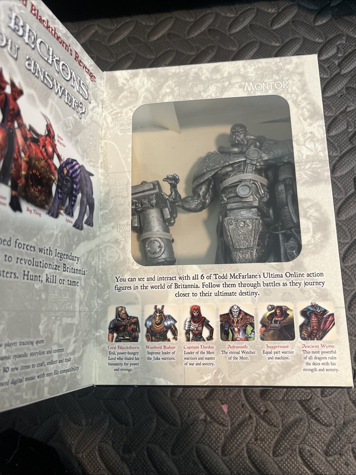 Ultima Online Lord Blackthorn&rsquo;s Revenge McFarlane 2002 PC EA Game Action Figure!
