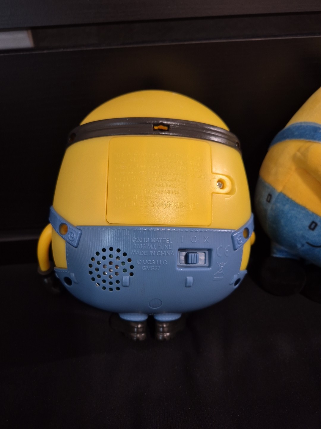 Lot of 4 Minions : Babble Otto, Kevin, Bob w/bear, Mega Gus Plush Toys!