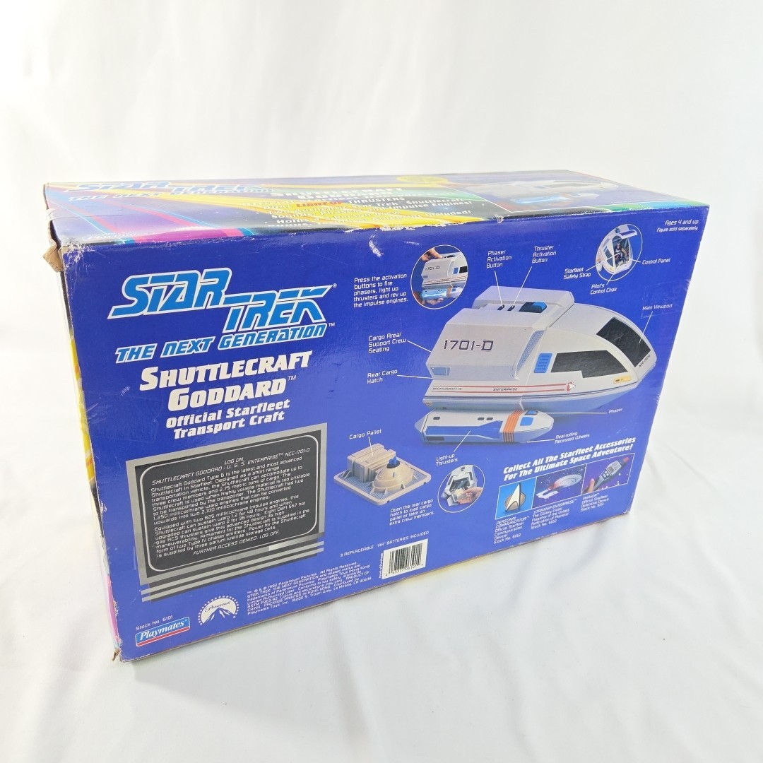 Star Trek The Next Generation Shuttlecraft Goddard 1992 Playmates No. 6101 NEW