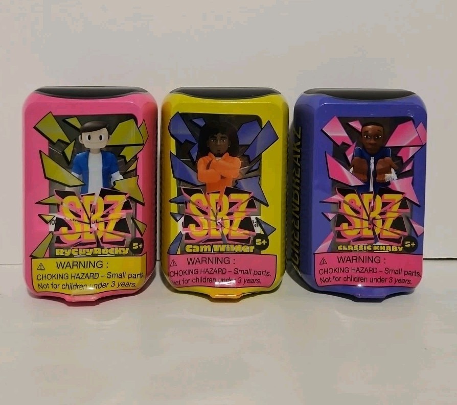 SBZ Screen Breakz, Set of 3, RyGuyRocky, Cam Wilder & Classic Khaby